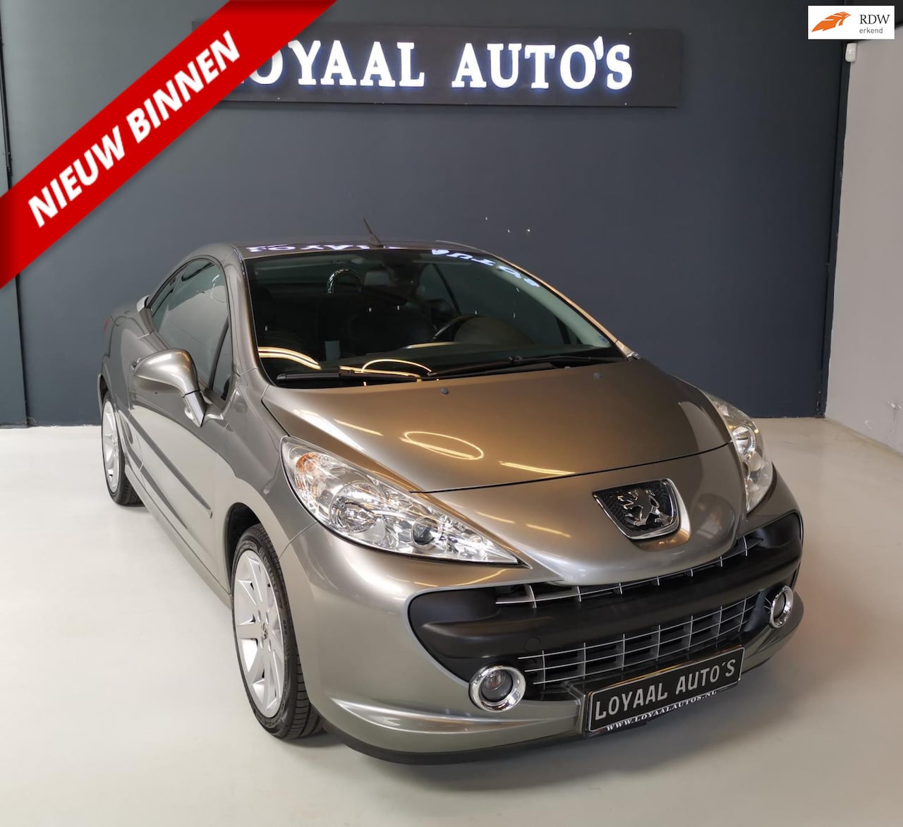 Peugeot 207 CC - 1.6 VTi Roland Garros | LEDER | AIRCO | PDC | NAP | APK. - AutoWereld.nl