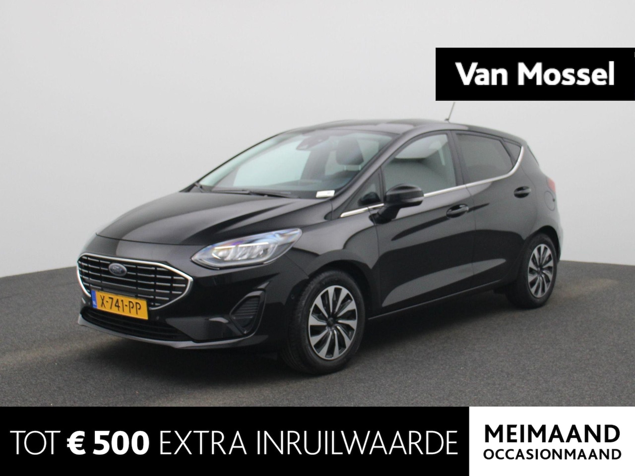 Ford Fiesta - 1.0 EcoBoost Hybrid Titanium X | Navigatie | Stoelverwarming |  Cruise Control | Parkeerse - AutoWereld.nl