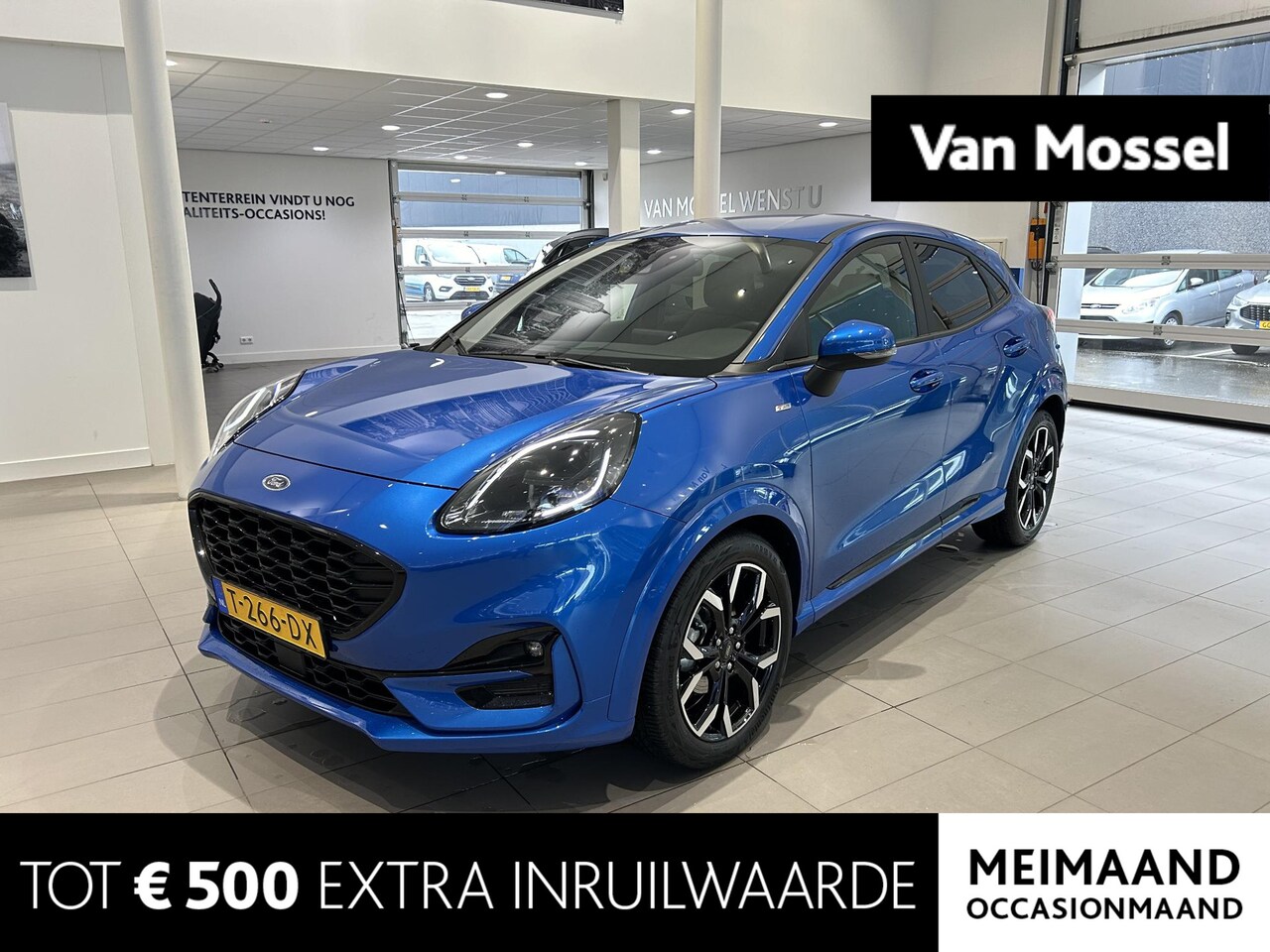 Ford Puma - 1.0 EcoBoost Hybrid ST-Line | Half-Leder | Navi | ECC | PDC | LMV | LED | - AutoWereld.nl