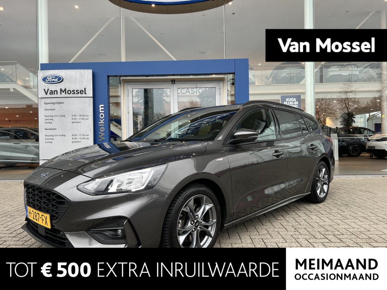 Ford Focus Wagon - 1.0 EcoBoost ST Line Business | Trekhaak | Navigatie | Cruise Control - AutoWereld.nl