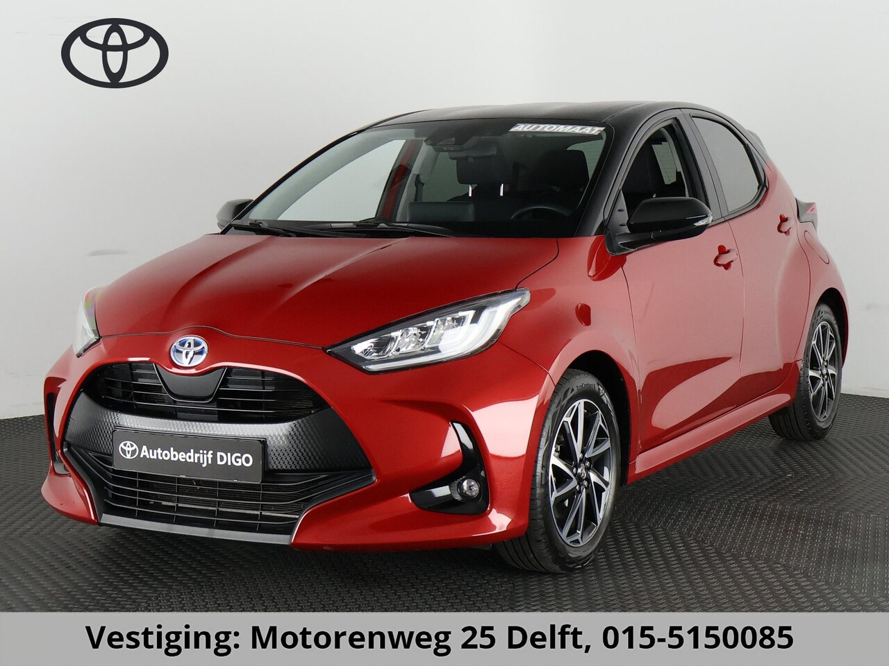 Toyota Yaris - 1.5 HYBRID DYNAMIC-PACK BI TONE GARANTIE TOT 2033 CARPLAY NAVI.CLIMA.CRUISE.CAMERA.LMV - AutoWereld.nl