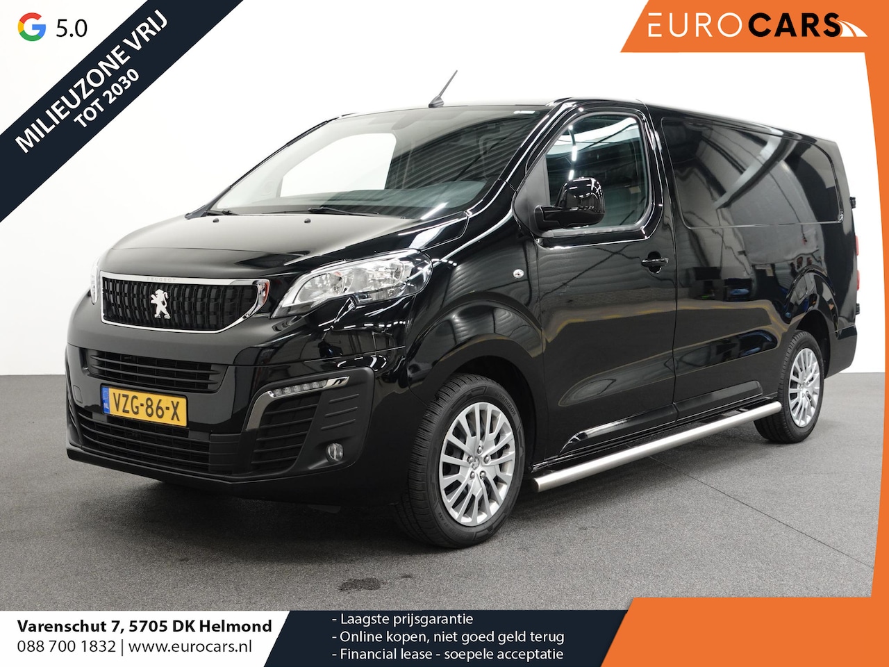 Peugeot Expert - 2.0 BlueHDI 145PK L3 Automaat Airco Cruise Navigatie Trekhaak Carplay - AutoWereld.nl