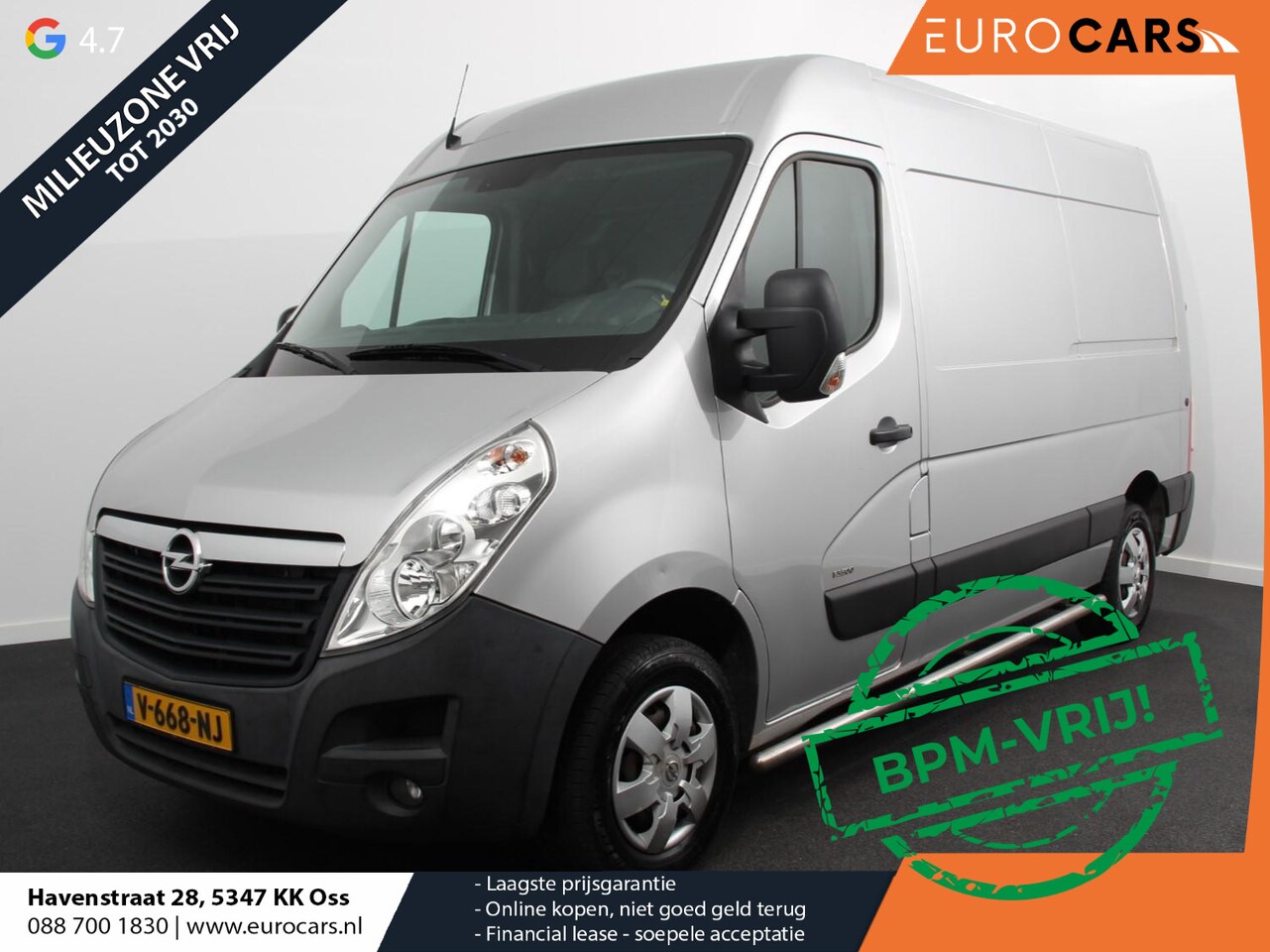 Opel Movano - 2.3 CDTI L2H2 Navigatie Cruise control  Climate control Trekhaak Sidebars Euro6 - AutoWereld.nl