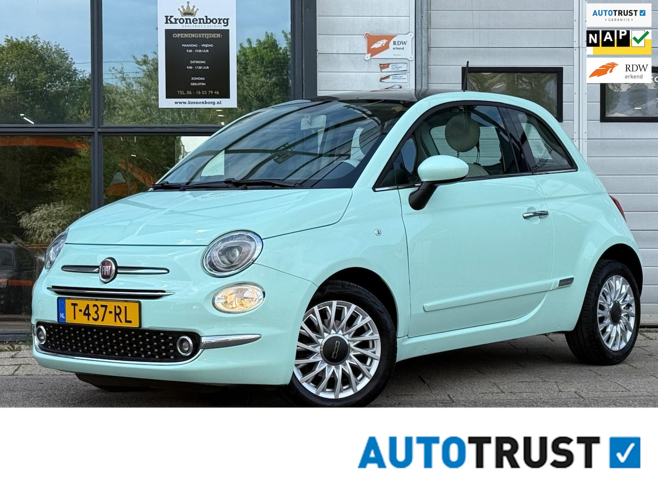 Fiat 500 - 1.2 Lounge 1.2 Lounge, PANO, NAP, CRUISECR - AutoWereld.nl