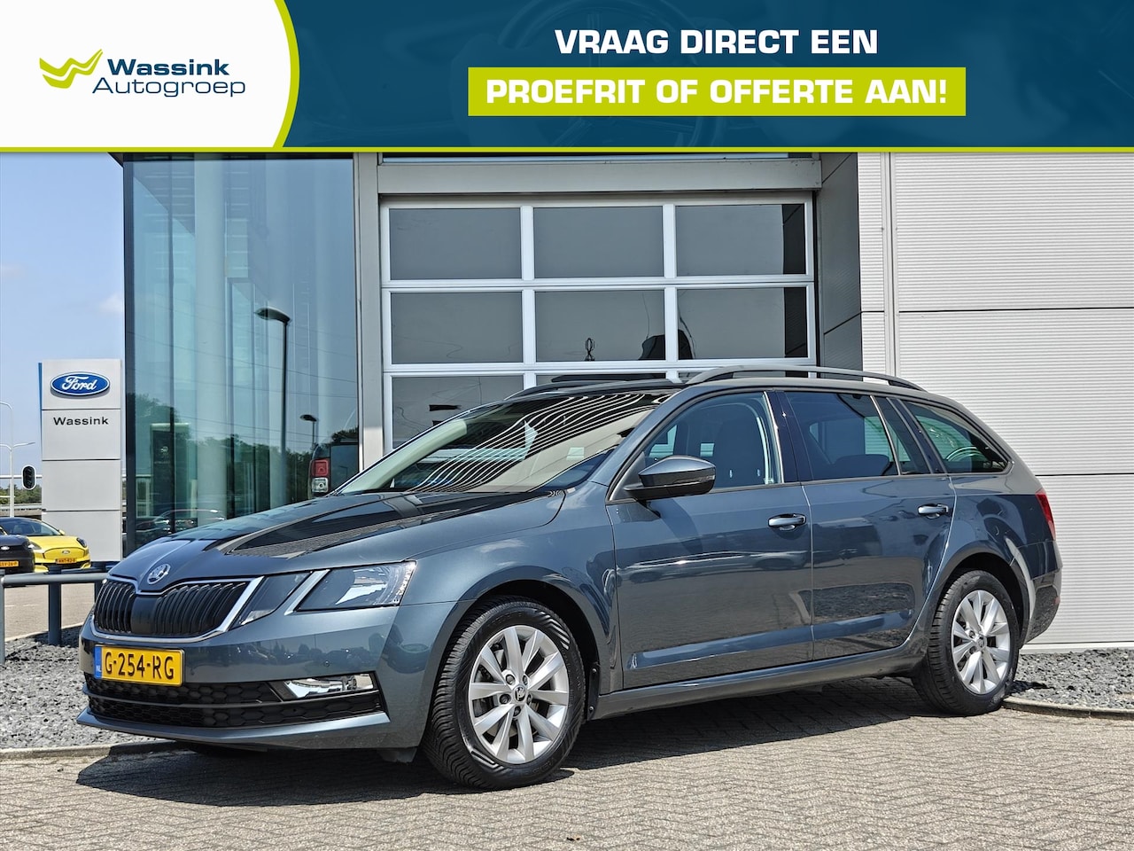 Skoda Octavia Combi - 1.0 TSI Greentech 115pk Business Edition | Cruise Control | Climate Control | Navigatie | - AutoWereld.nl