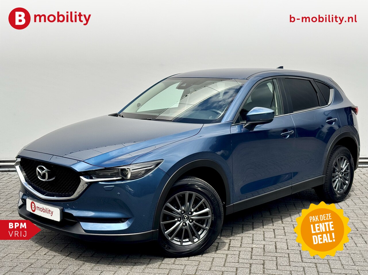 Mazda CX-5 - 2.0 SkyActiv-G 165 Sport GRIJS KENTEKEN Trekhaak 2.000kg | Achteruitrijcamera | Leer | Ele - AutoWereld.nl