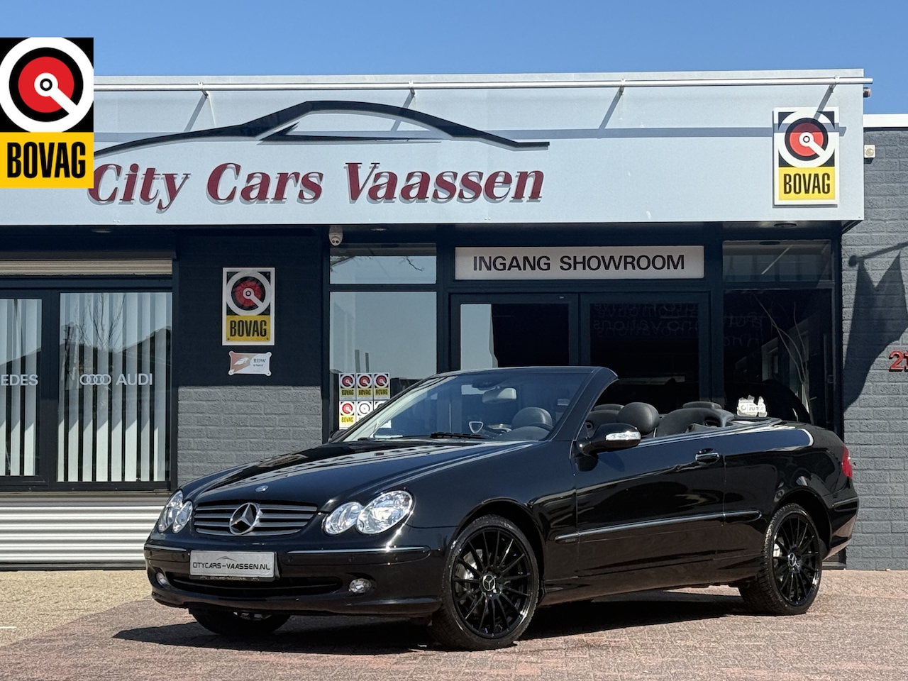 Mercedes-Benz CLK-klasse Cabrio - 240 Elegance automaat 170 pk youngtimer climate ctr cruise ctr leder lmv 18 inch pdc v/a - AutoWereld.nl