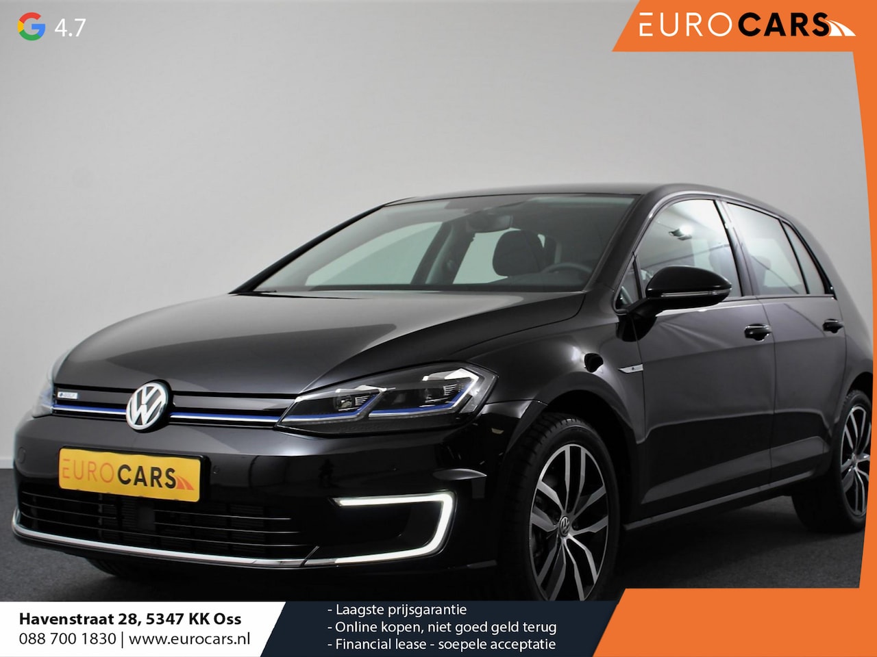 Volkswagen e-Golf - e-Golf Navigatie Digitale Cockpit Lichtmetalen velgen Bluetooth Cruise Control - AutoWereld.nl