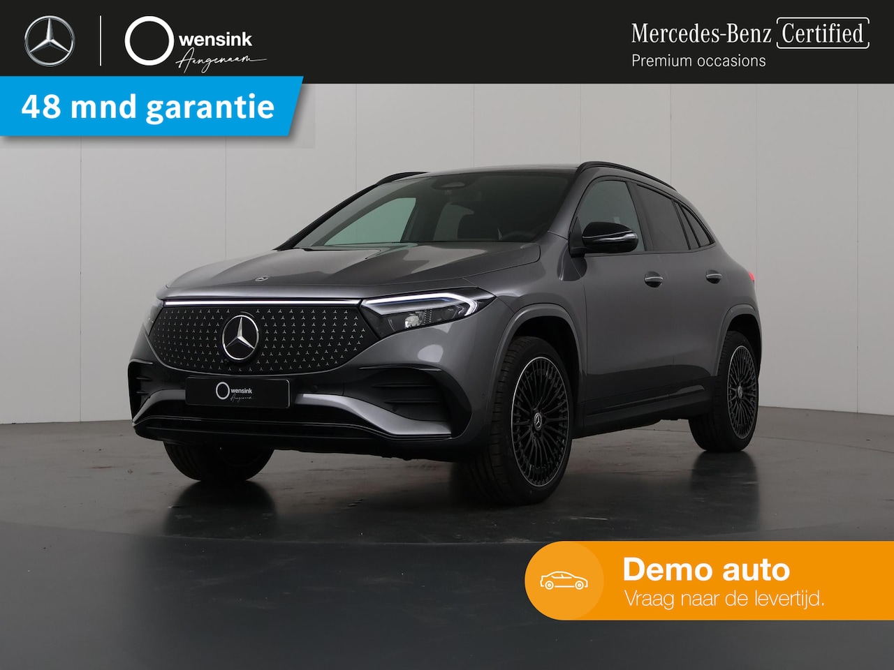 Mercedes-Benz EQA - 250+ AMG Line 71 kWh | Night | Panoramadak | Burmester | Head-up display | Rij-assistentie - AutoWereld.nl