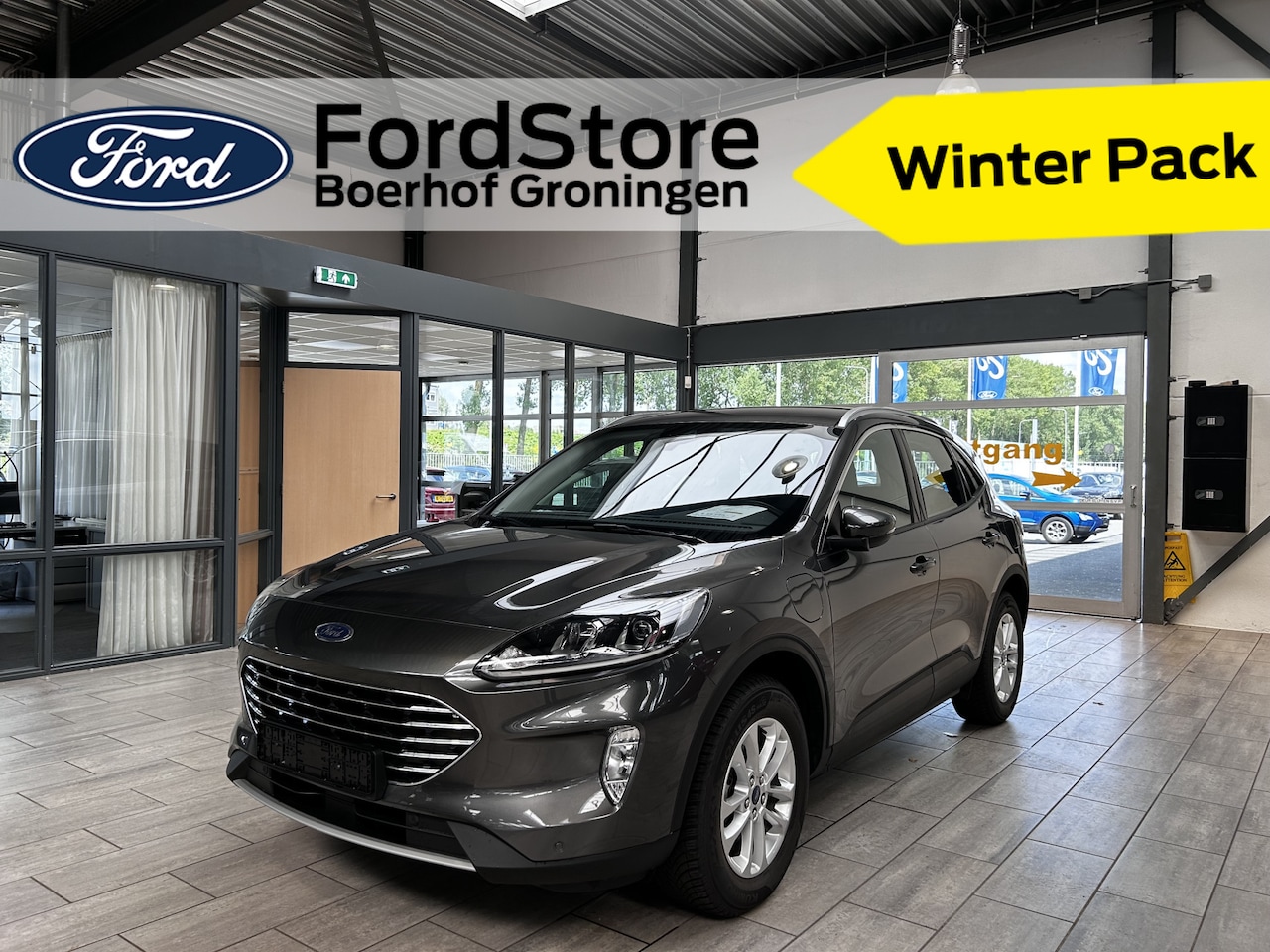 Ford Kuga - 2.5 PHEV Titanium Trekhaak I Winter Pack I 1.500KG trekgew. I ALL seasonb I - AutoWereld.nl