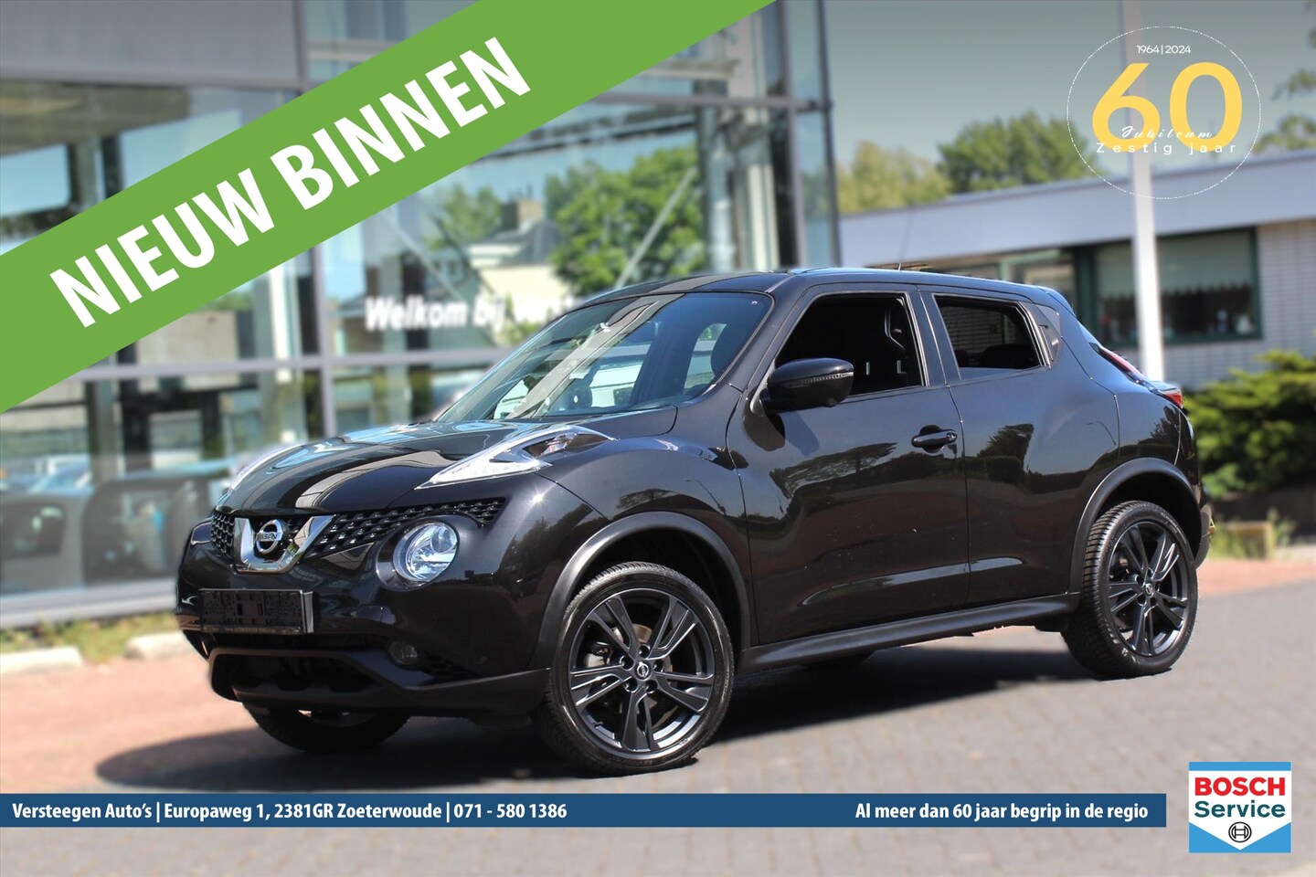 Nissan Juke - 1.6L 117pk CVT 2WD Tekna 18'' Black-Line - AutoWereld.nl