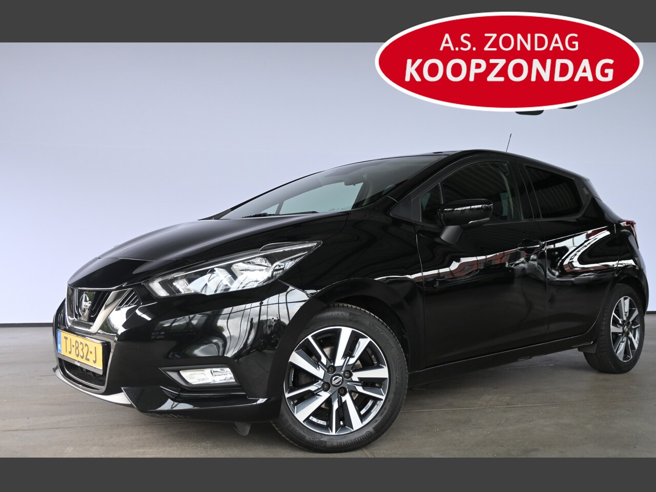 Nissan Micra - 0.9 IG-T N-Connecta Clima Navigatie LED Camera Rijklaarprijs Inruil Mogelijk! - AutoWereld.nl