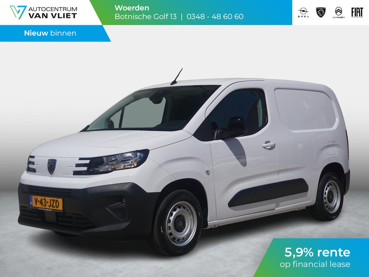 Peugeot Partner - L1 1.5D 102 Pk. | camera | Apple Carplay | Keyless Entry | betimmering | rijklaarprijs - AutoWereld.nl