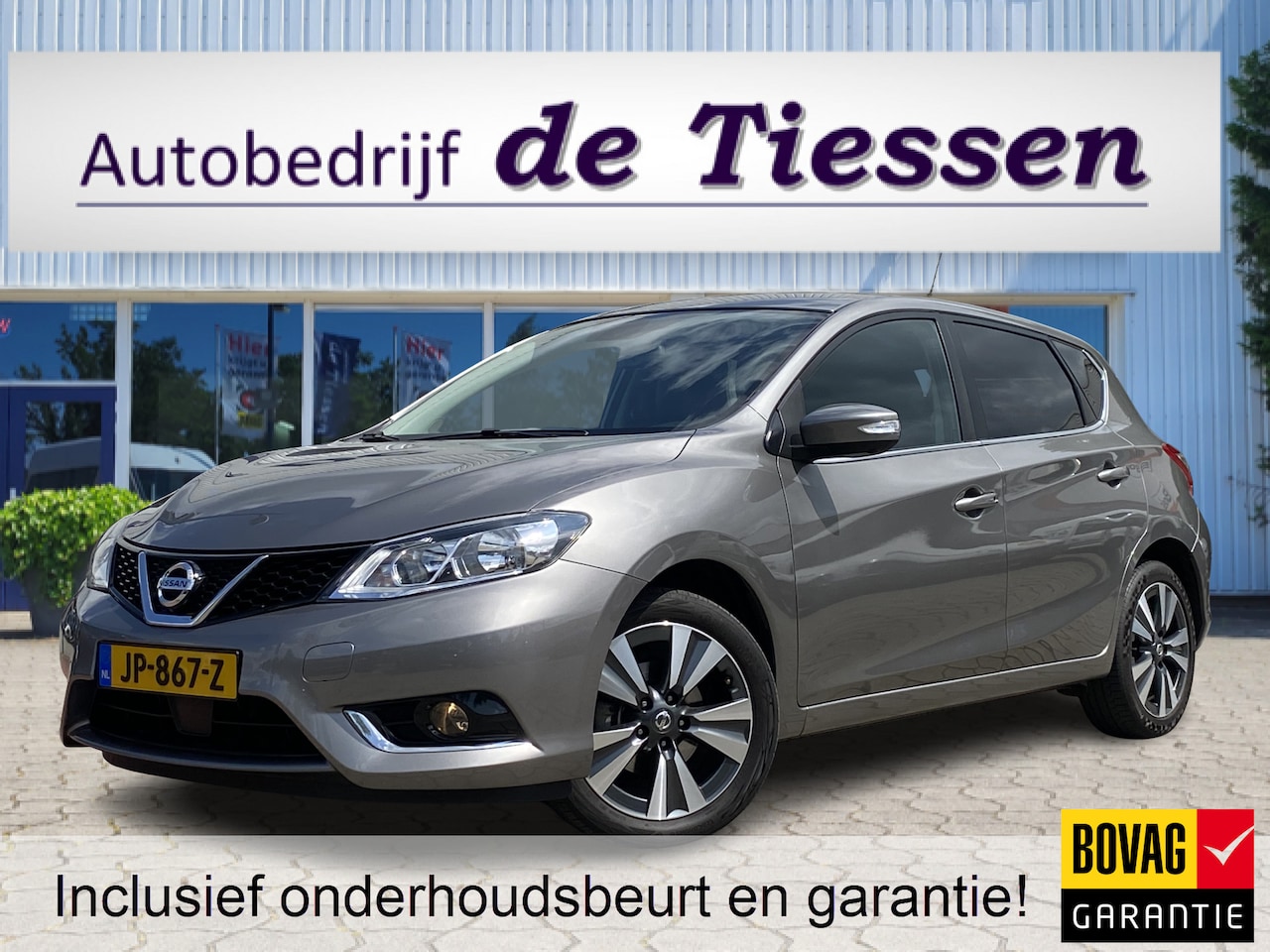 Nissan Pulsar - 1.2 DIG-T N-Connecta 116PK Camera, Cruise, Navi, Rijklaar met beurt & garantie! - AutoWereld.nl
