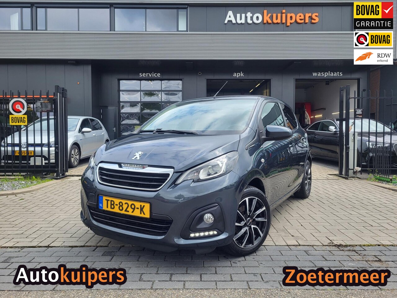 Peugeot 108 - 1.0 e-VTi Active TOP! | Cabriolet met o.a. LED dagrijverlichting, lichtmetalen velgen, blu - AutoWereld.nl