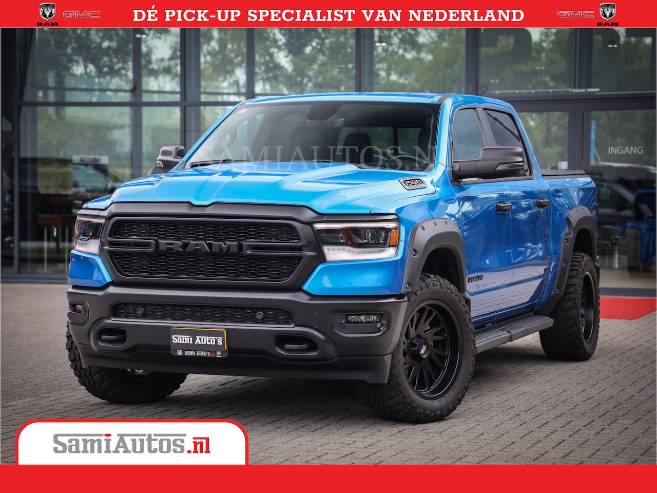 Dodge Ram 1500 - BUILT TO SERVE Wide Body | 5.7 V8 HEMI | Zeer Dik | Comfortabele Dubbele Cabine DC met Roy - AutoWereld.nl