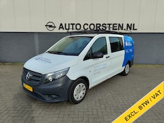 Mercedes-Benz Vito - 111 CDI Lang Dubbele Cabine Airco Trekhaak Imperial+Ladderrol Bluetooth Licht/Regen-Sensor