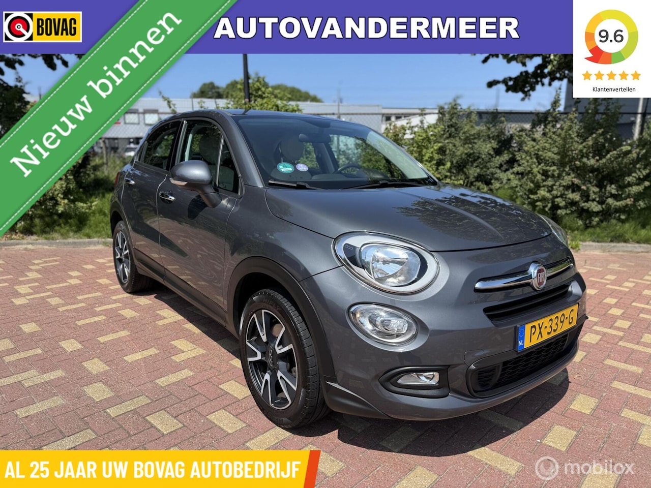 Fiat 500 X - 1.6 PopStar | navi | LMV | DAB - AutoWereld.nl