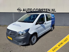 Mercedes-Benz Vito - 111 CDI Lang Dubbele Cabine Airco Trekhaak Imperial+Ladderrol Bluetooth Licht/Regen-Sensor