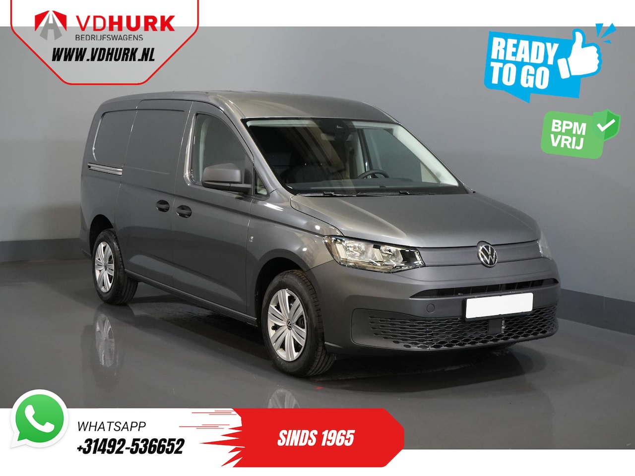 Volkswagen Caddy Cargo Maxi - 2.0 TDI 125 pk DSG Aut. BPM VRIJ/ Virtual Cockpit/ Carplay/ Cruise/ PDC/ Omvormer - AutoWereld.nl