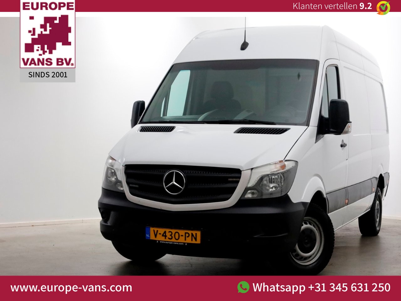 Mercedes-Benz Sprinter - 316 CDI 163pk L2H2 Airco/Trekhaak 2800kg 06-2018 - AutoWereld.nl