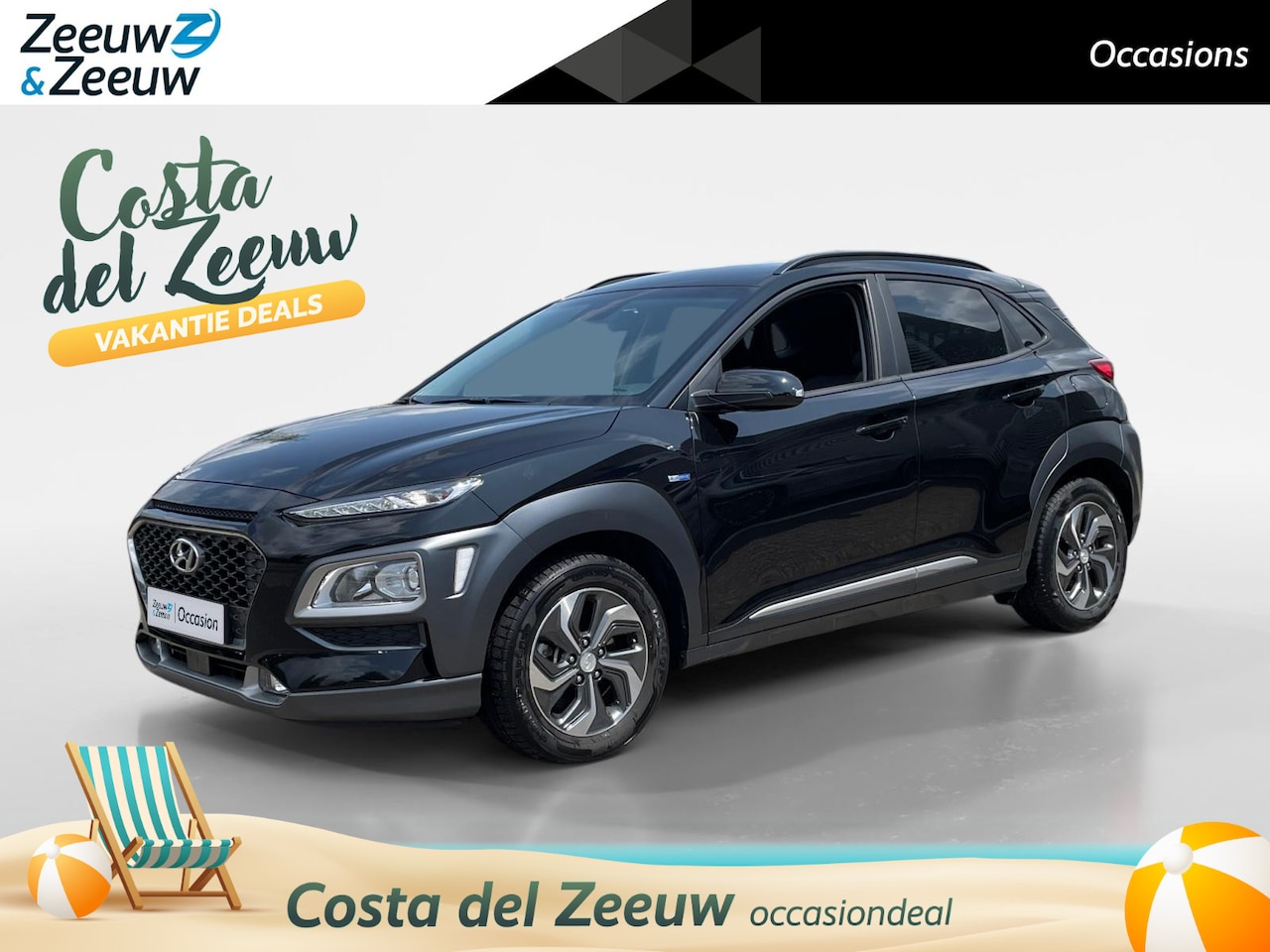 Hyundai Kona - 1.6 GDI HEV Fashion | NIEUW BINNEN! | Navi | Trekhaak | Climate control - AutoWereld.nl