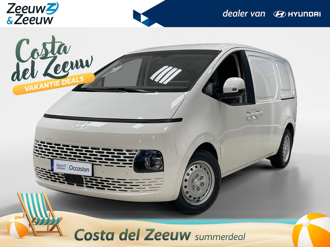 Hyundai Staria - 1.6 HYBRID | AUTOMAAT | 3 PERS. | RIJKLAAR NU € 26.000,- EX. BTW/BPM - AutoWereld.nl