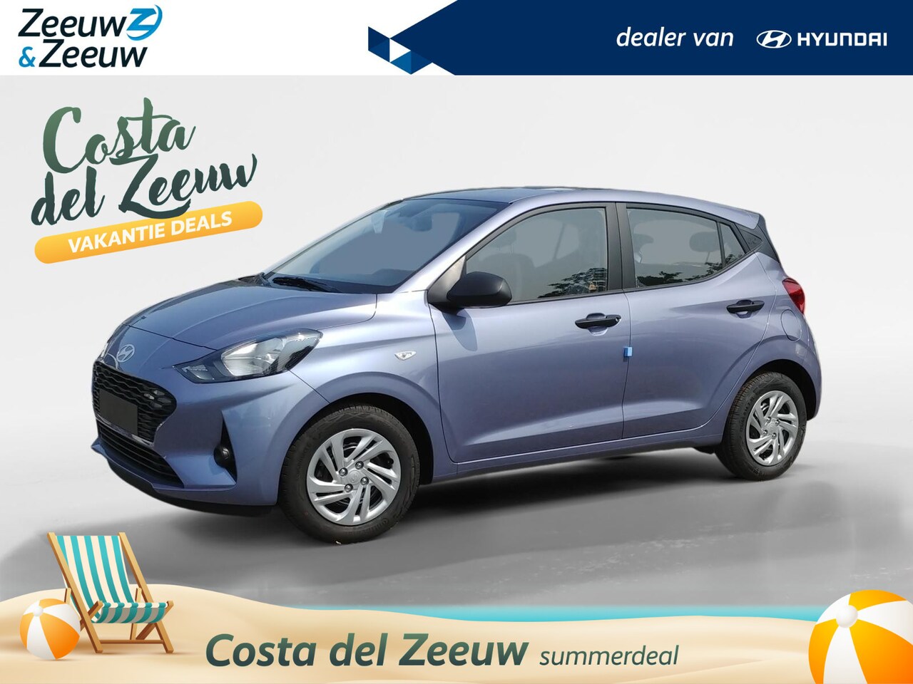 Hyundai i10 - 1.0 Comfort | i10 eruit, voordeel erin – grijp 'm bij Zeeuw & Zeeuw!| OP=OP | Meerdere kle - AutoWereld.nl
