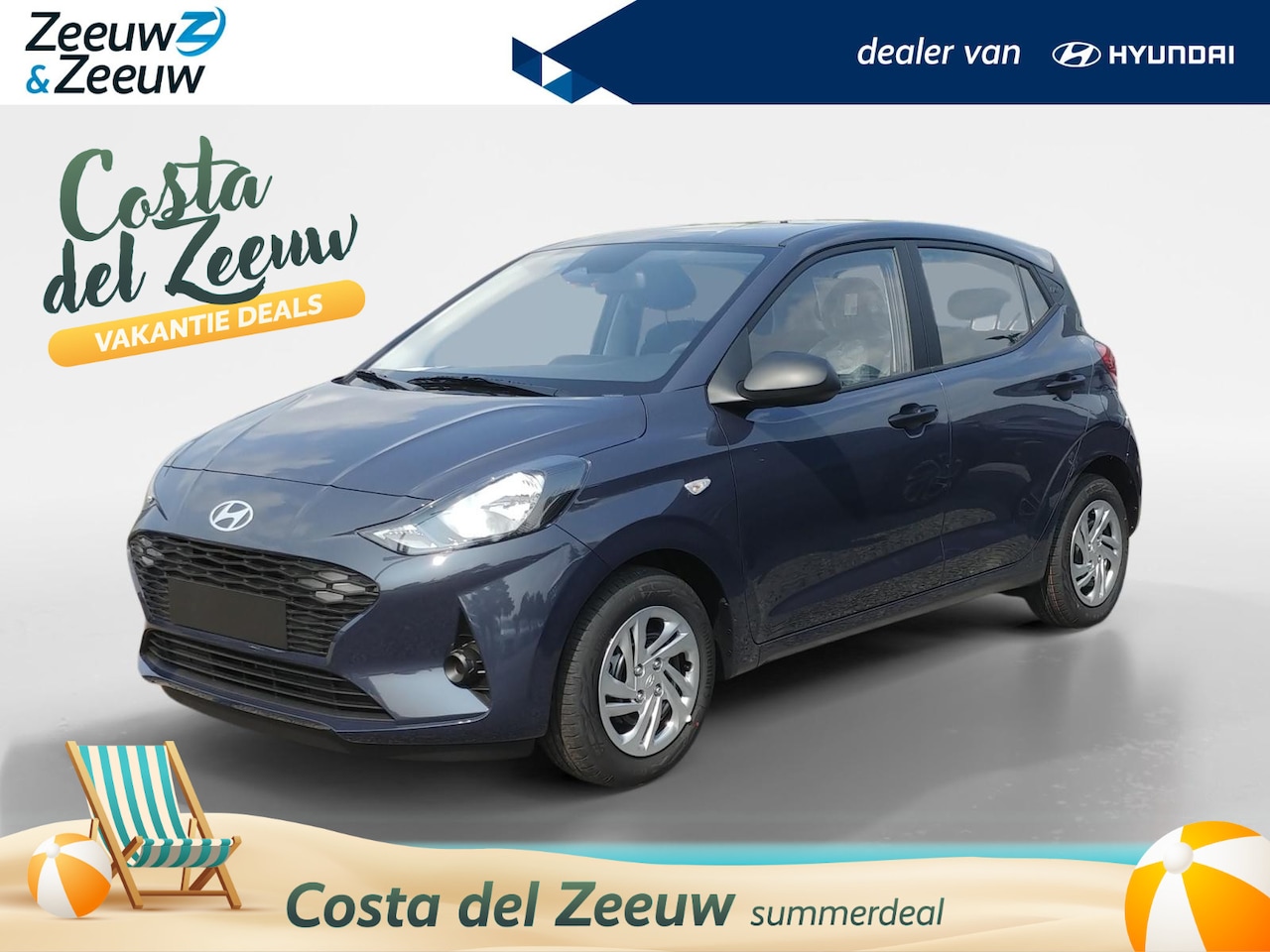 Hyundai i10 - 1.0 Comfort | i10 eruit, voordeel erin – grijp 'm bij Zeeuw & Zeeuw!| OP=OP | Meerdere kle - AutoWereld.nl