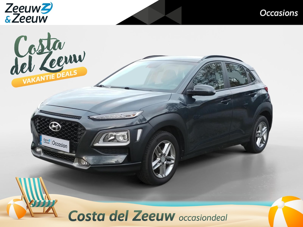 Hyundai Kona - 1.0 T-GDI Comfort | Climate control Cruise control | Lichtmetalen velgen | - AutoWereld.nl