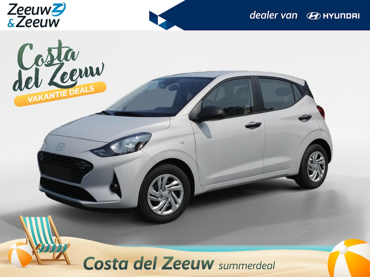 Hyundai i10 - 1.0 Comfort | i10 eruit, voordeel erin – grijp 'm bij Zeeuw & Zeeuw!| OP=OP | Meerdere kle - AutoWereld.nl
