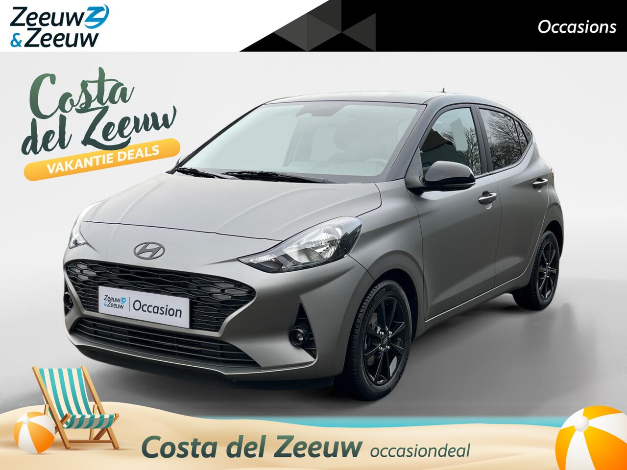 Hyundai i10 - 1.0 Comfort | Matgrijs gewrapt | LM wielen | - AutoWereld.nl