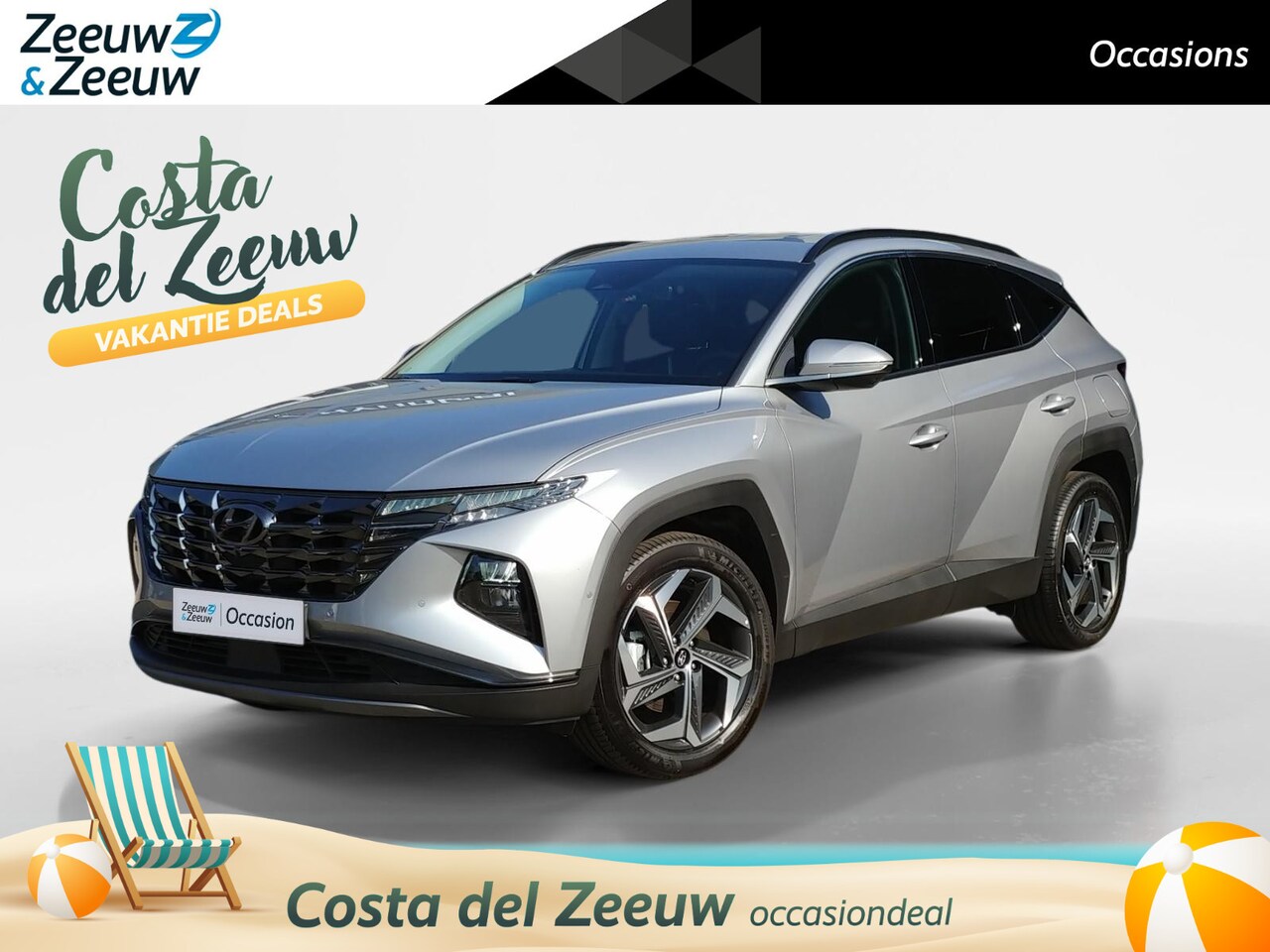 Hyundai Tucson - 1.6 T-GDI PHEV Premium 4WD | Leder | 360 graden camera | Stoelventilatie | - AutoWereld.nl