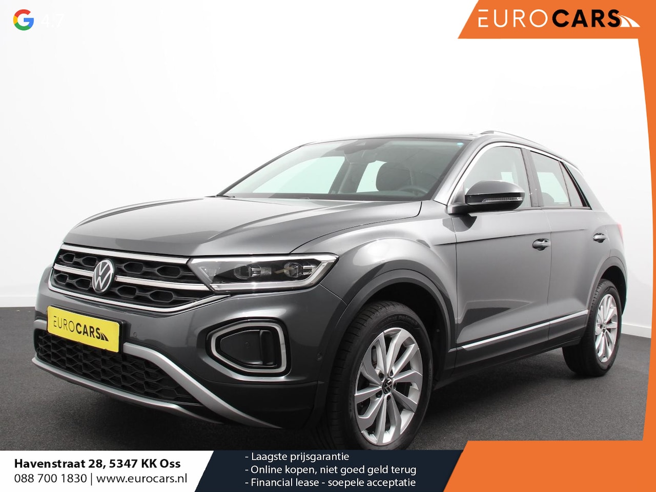 Volkswagen T-Roc - 1.5 TSI 150pk DSG Style Navigatie Apple Carplay/Android Auto Digitale Cockpit Climate Cont - AutoWereld.nl
