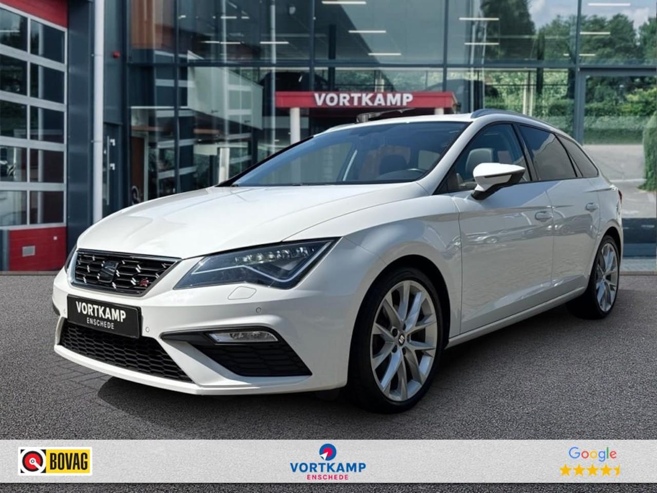 Seat Leon - 1.4 TSI FR LINE PANO-DAK/CAMERA/STOELVERW/CRUISE/NAVI - AutoWereld.nl