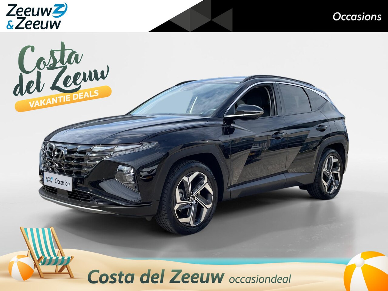 Hyundai Tucson - 1.6 T-GDI HEV Premium | 1650kg trekgewicht! | Full options | Leder | Stoelverwarming + koe - AutoWereld.nl