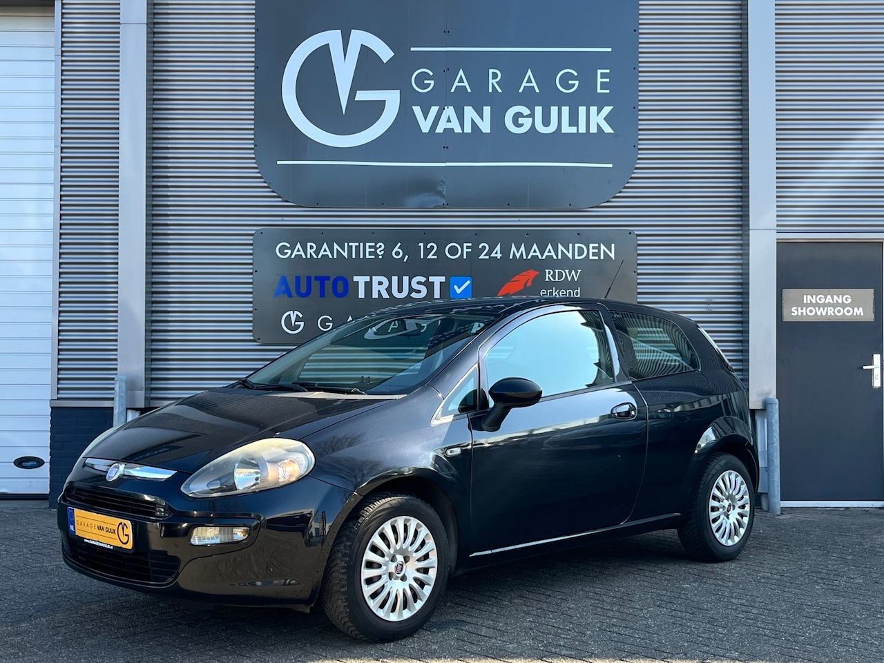 Fiat Punto Evo - 1.2 69PK Airco,Blue&Me,Stuurb.,Isofix,CityDrive,Aux/Usb,Mistlampen,ColorPakket,ElektrischP - AutoWereld.nl