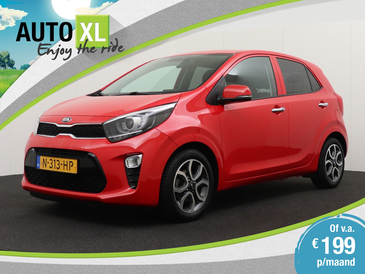 Kia Picanto - 1.0 DynamicPlusLine 5-Pers Camera Carplay Navi Cruise Park. Sens - AutoWereld.nl