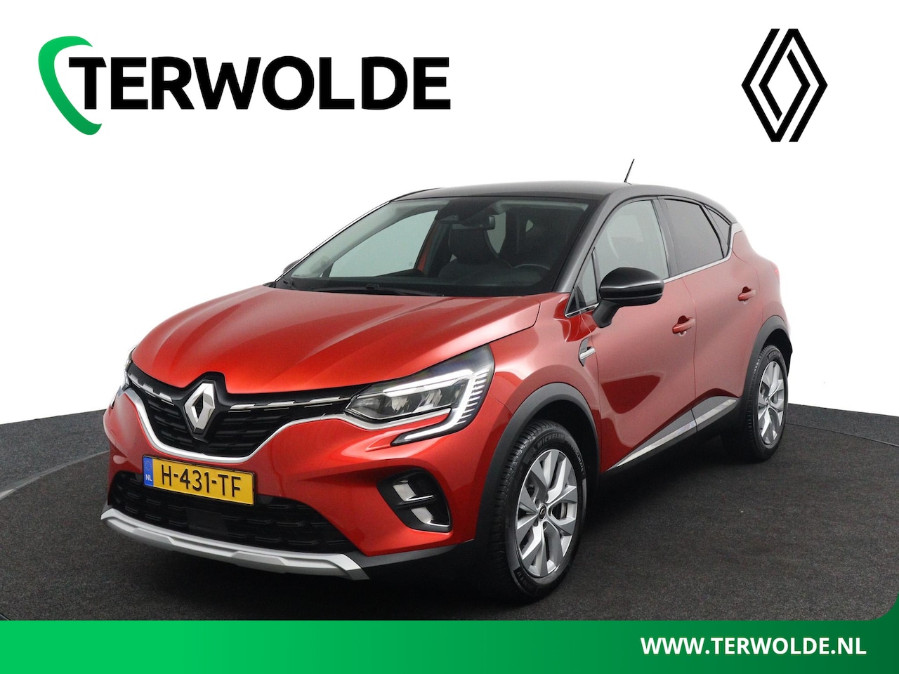 Renault Captur - 1.0 TCe 100 Intens | Parkeersensoren Achter | Cruise Control | Climate Control | Multimedi - AutoWereld.nl