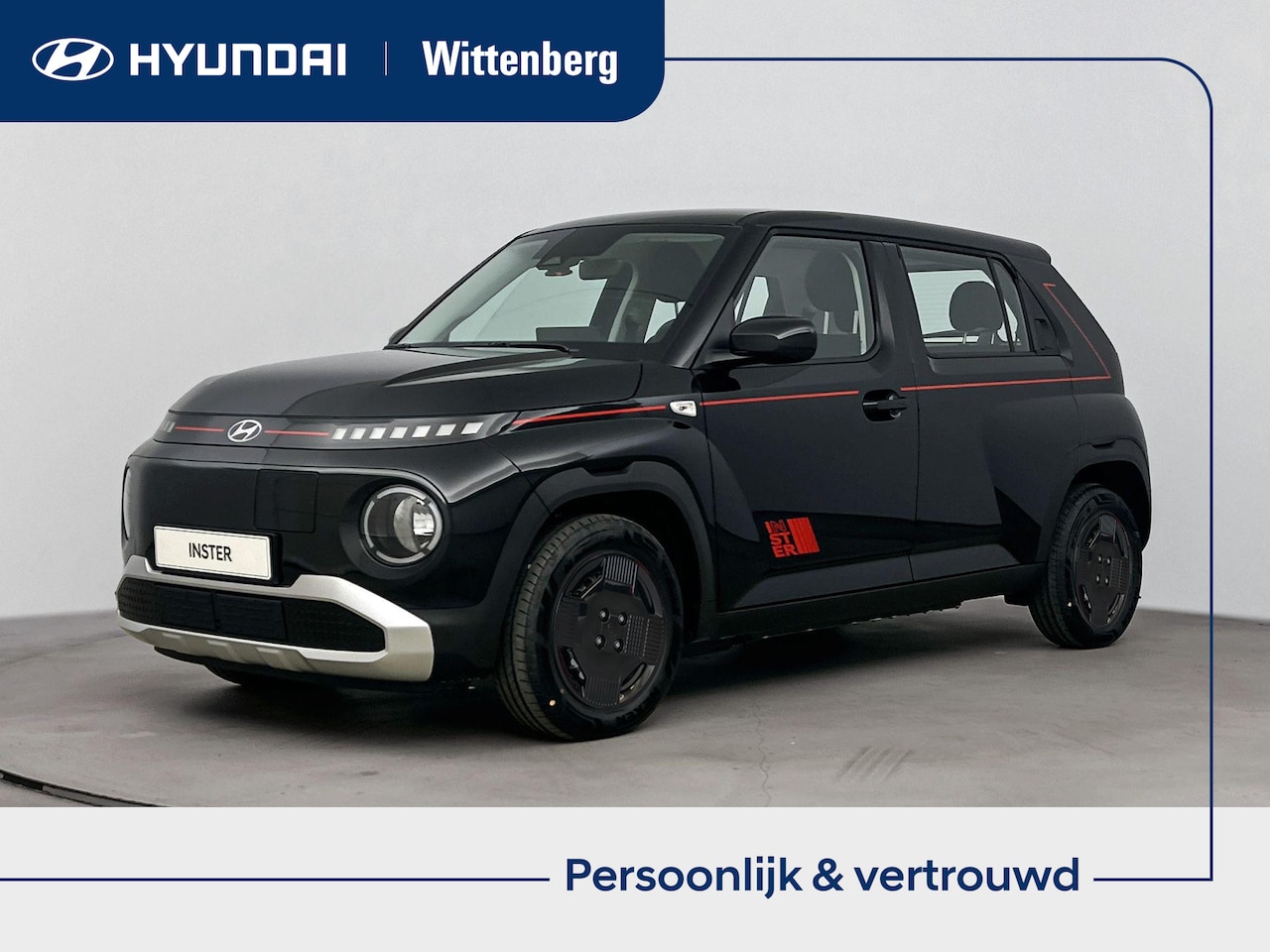 Hyundai Inster - E-MOTION 42 kWh REDLINE EDITION | OP = OP | EXCLUSIEF IN NEDERLAND BIJ HYUNDAI WITTENBERG - AutoWereld.nl