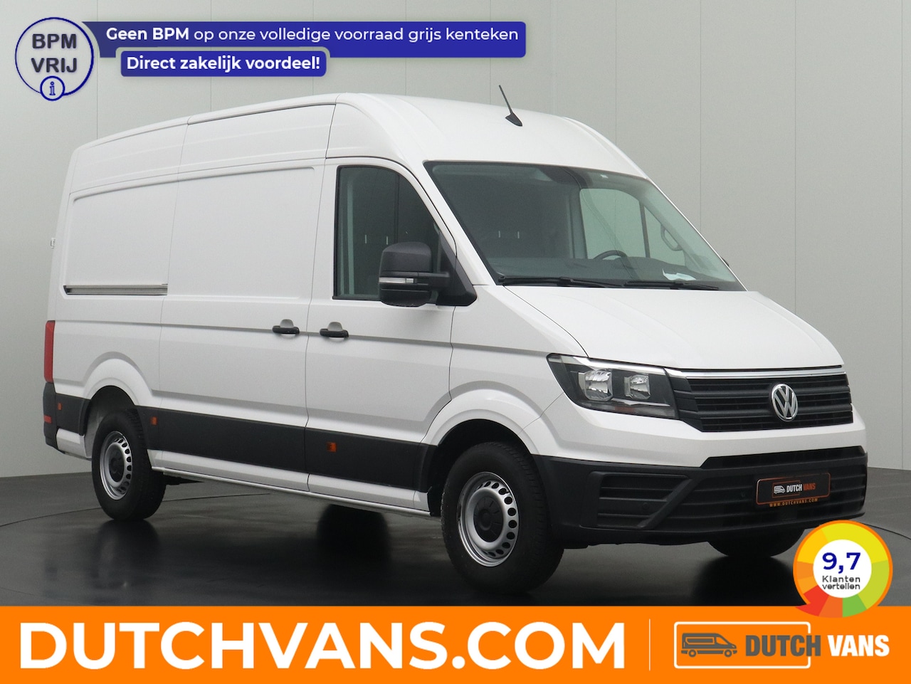 Volkswagen Crafter - 2.0TDI 140PK L3H3 | Navigatie | Camera | 3-Persoons | Airco | Cruise - AutoWereld.nl