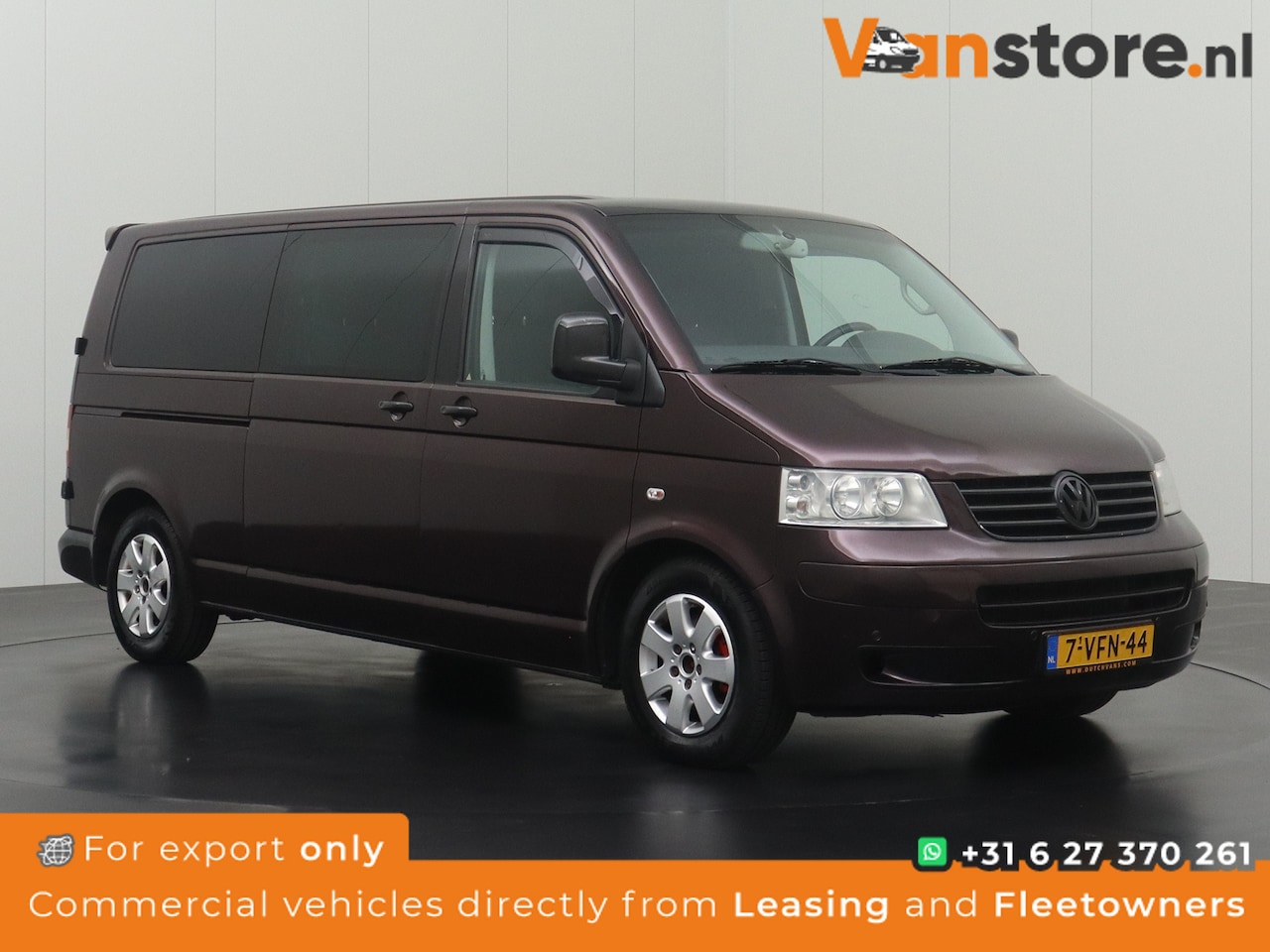 Volkswagen Transporter - 2.5TDI 130PK Lang Dubbele Cabine | Airco | Trekhaak | Marge - AutoWereld.nl