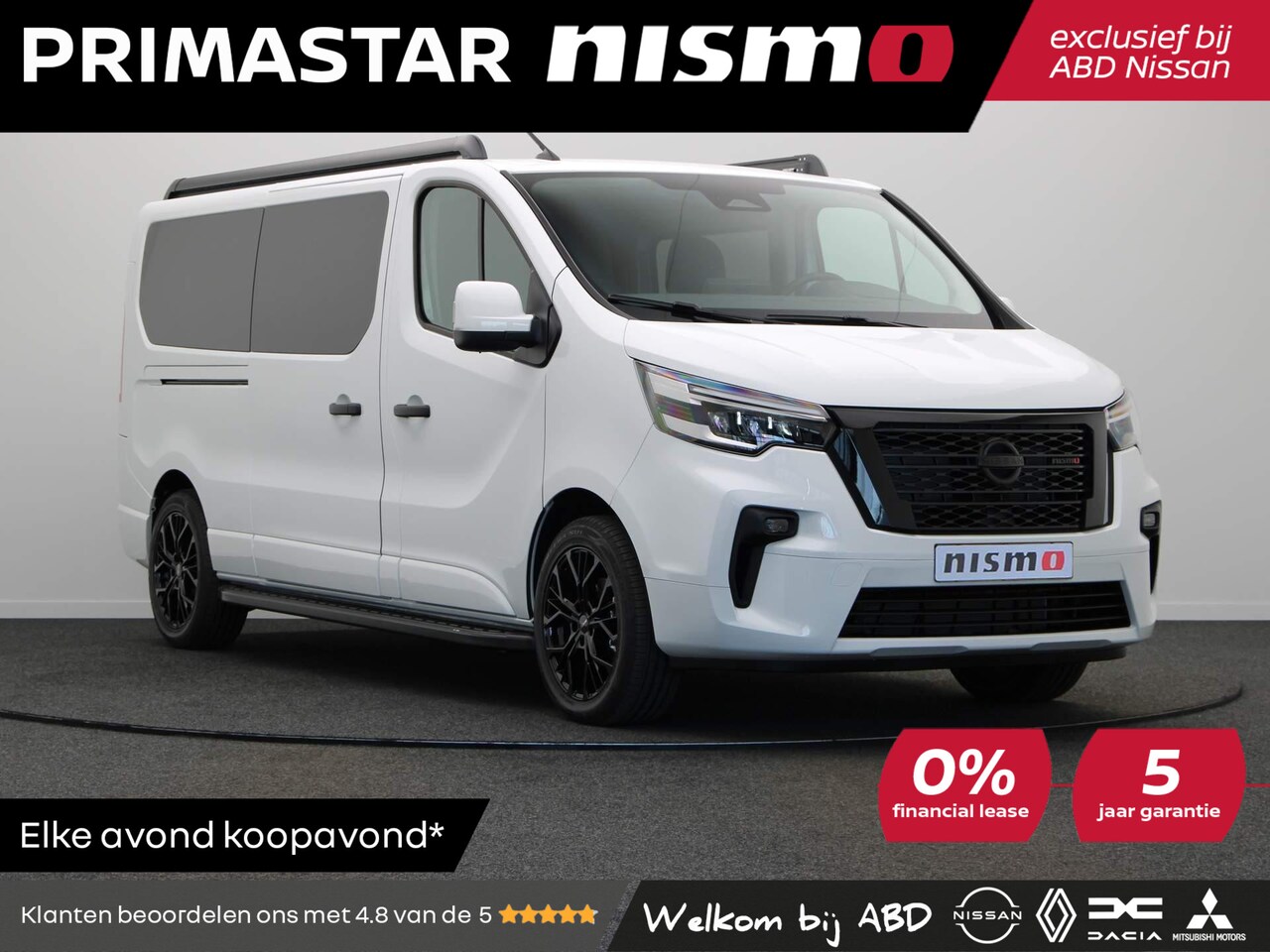 Nissan Primastar - 2.0 dCi 170pk L2H1 Nismo+ | Dubbele Cabine | Achteruitrijcamera | 5 Jaar Fabrieksgarantie - AutoWereld.nl