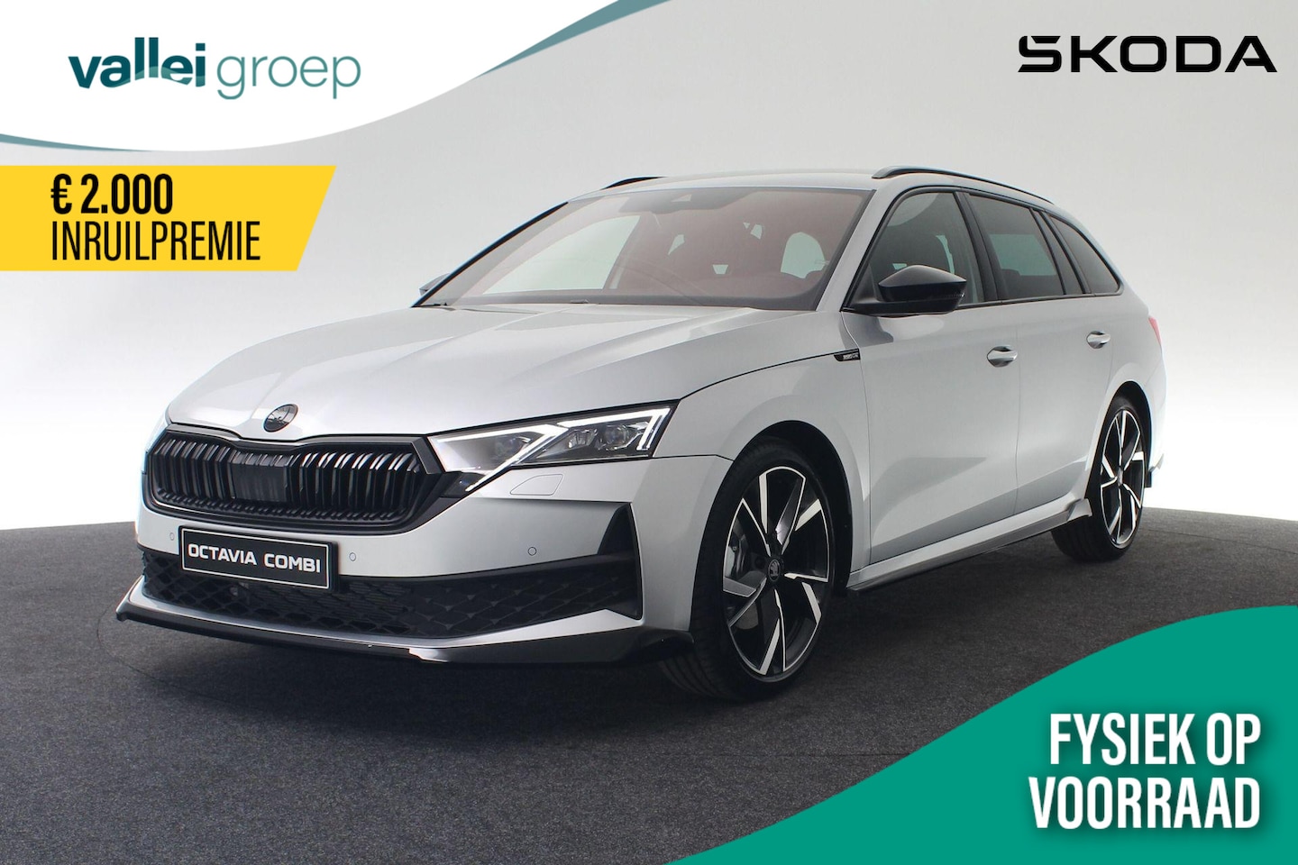 Skoda Octavia Combi - Sportline Business 1.5 TSI MHEV 110 kW / 150 pk | 19 inch | Spoilerset - AutoWereld.nl