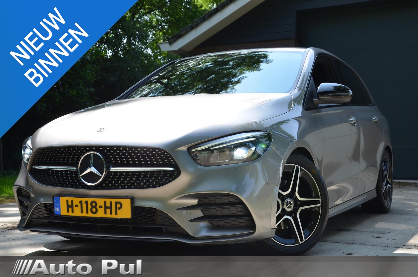 Mercedes-Benz B-klasse - 180 Business Solution AMG Automaat/Led/Navi/Pdc/Ecc/Stoelverwarming/Cr-Controle/Privacy-Gl - AutoWereld.nl