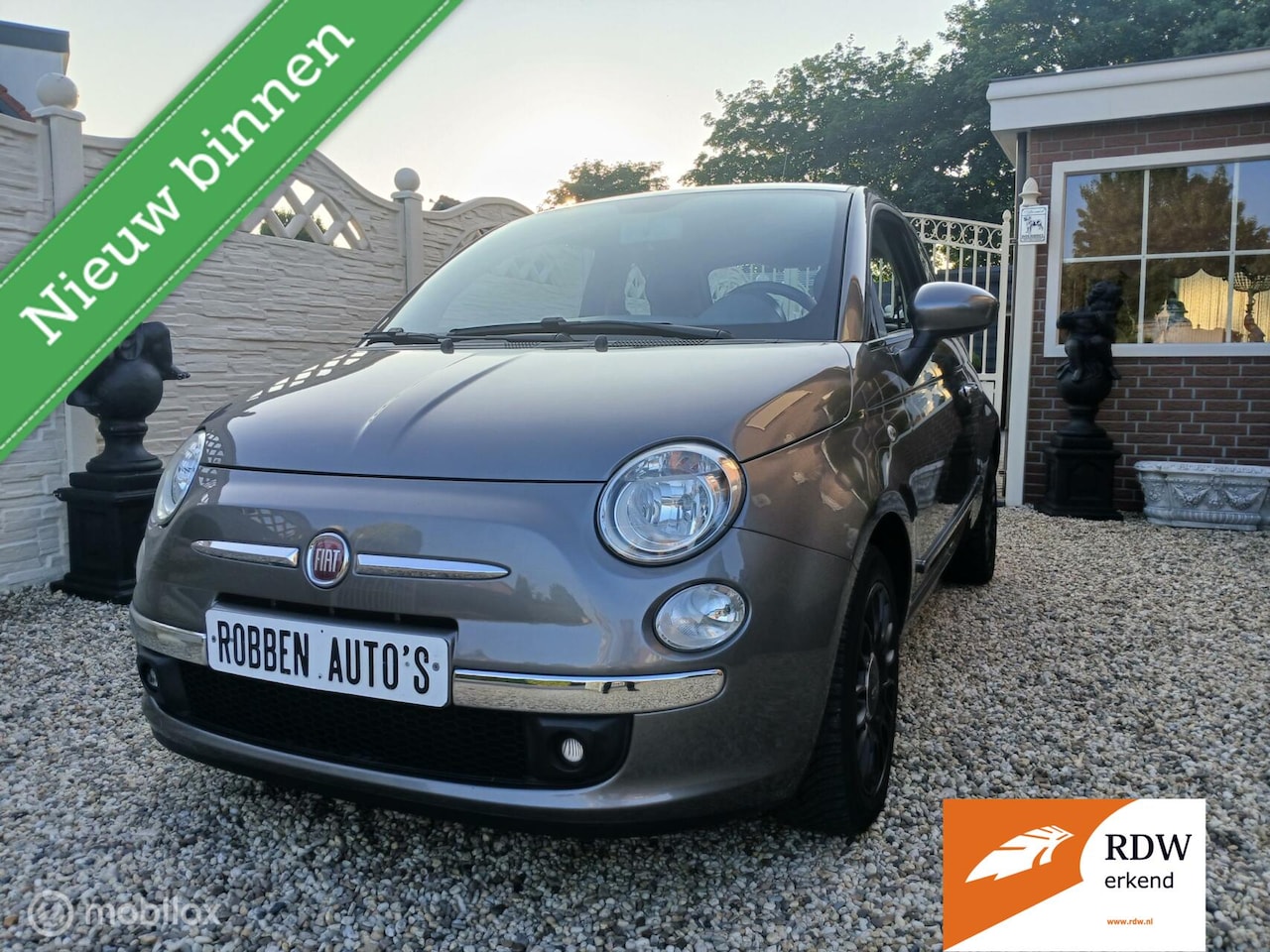 Fiat 500 - 1.2 lounge airco isofix - AutoWereld.nl