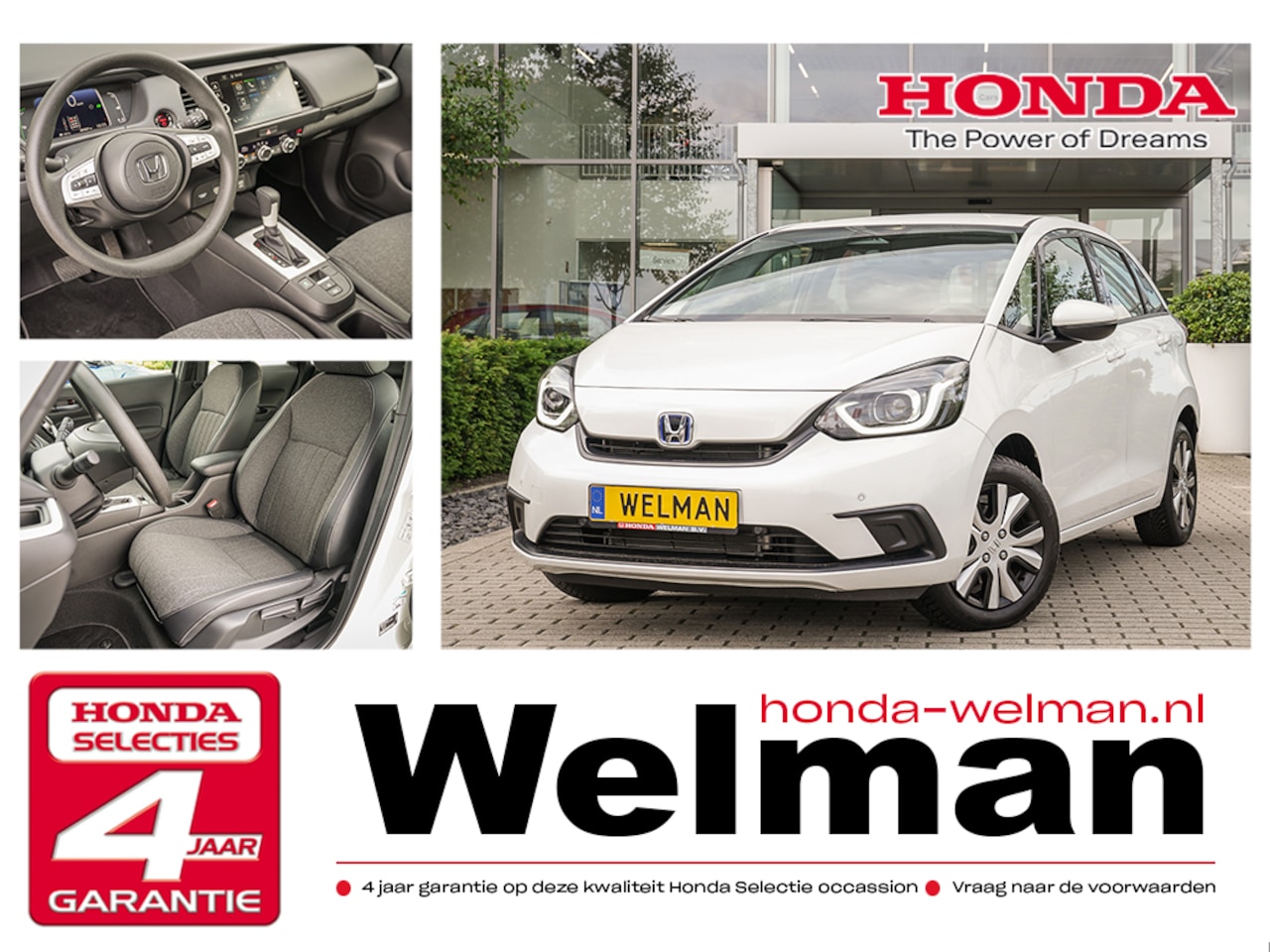 Honda Jazz - 1.5i e:HEV ELEGANCE - ALL WEATHERS - LAGE KILOMERSTAND - FULL HYBRID - AutoWereld.nl