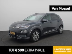 Hyundai Kona Electric - EV Premium 64 kWh | Airco | Navigatie | Achteruitrijcamera | Cruise Control | Lederen bekl