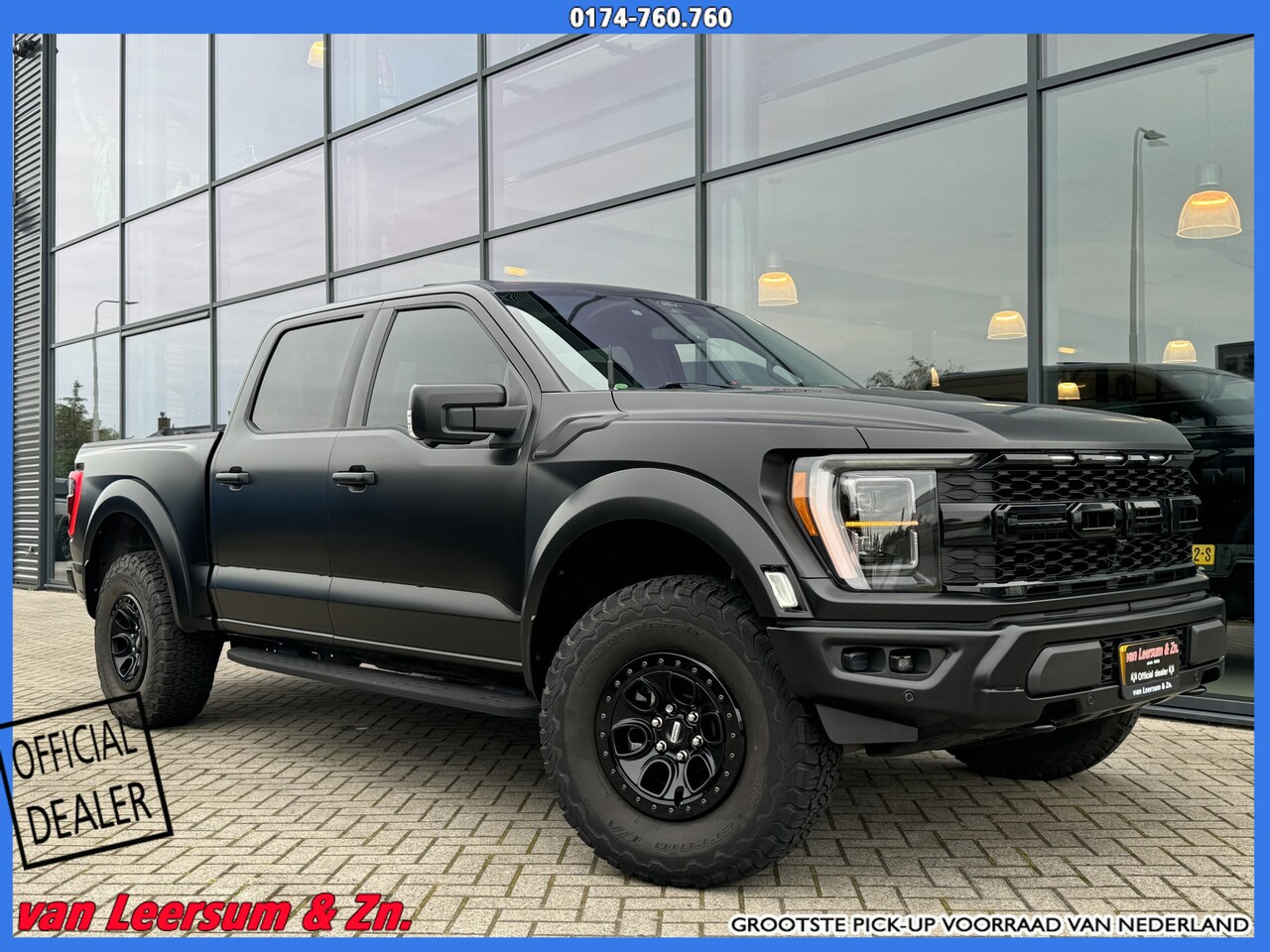 Ford F150 - USA 3.5 V6 Ecoboost SuperCrew Raptor | Matzwarte wrap | Pano | B&O | 360 camera - AutoWereld.nl
