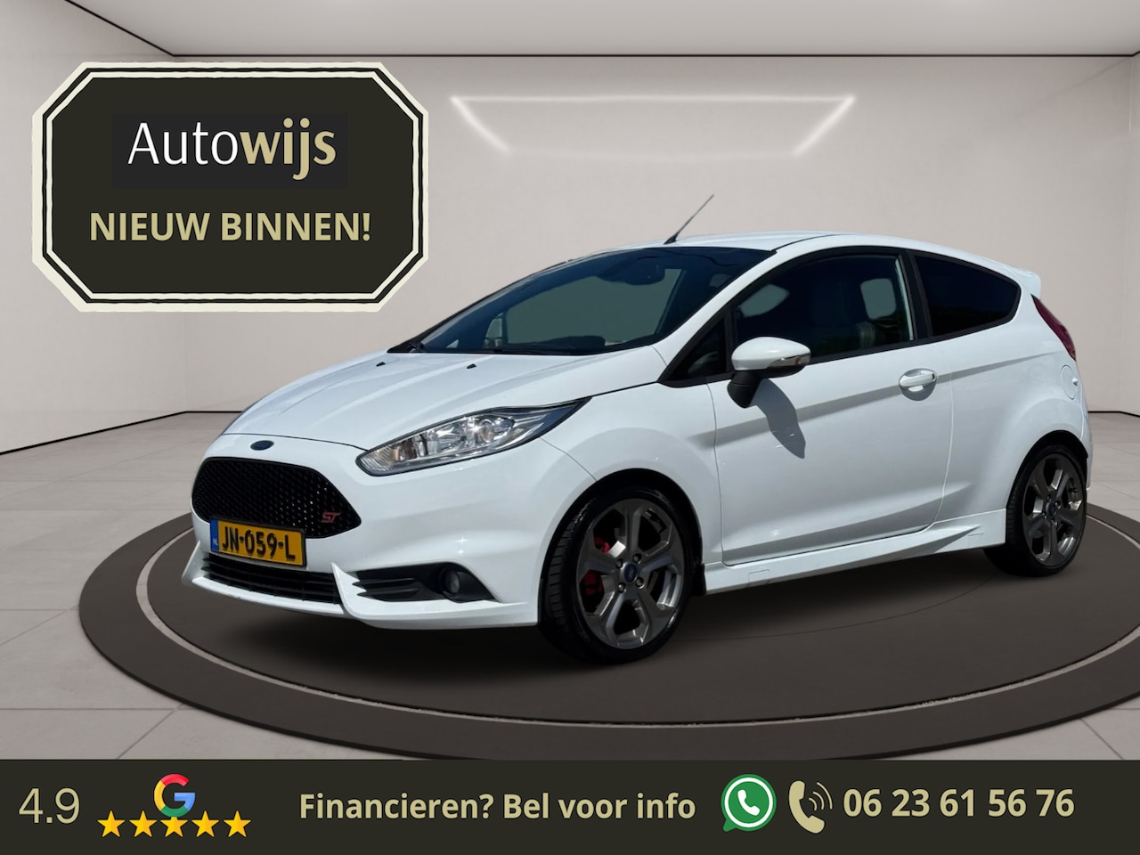 Ford Fiesta - 1.6 ST2|182PK|Recaro|Navi|Cruise|Goed onderhouden - AutoWereld.nl